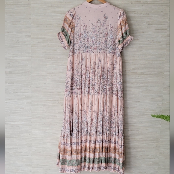 In Loom Women's Pink Floral Dress M - Picture 6 of 8